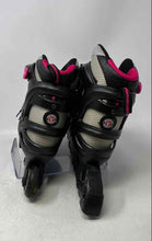 Load image into Gallery viewer, Schwinn Girls Purple Black Adjustable Buckle Beginners Inline Skates Size 5-8