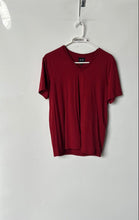 Load image into Gallery viewer, Armani Exchange Mens Red Short Sleeve V-Neck Slim Fit Pullover T-Shirt Size M