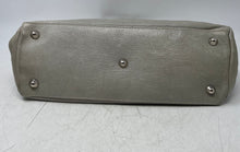 Load image into Gallery viewer, Unbranded Womens Gray Leather Inner Pockets Bottom Studs Zipper Shoulder Bag