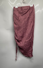Load image into Gallery viewer, Zara Womens Pink Ruched Asymmetric Hem Long Maxi Skirt Size XS