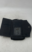 Load image into Gallery viewer, Kenneth Cole Reaction Womens Black Leather Inner Divider Zip-Around Wallet