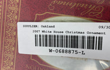 Load image into Gallery viewer, 2007 The White House Historical Association Multicolor Christmas Ornament w/ Box