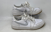 Load image into Gallery viewer, Nike Mens Air Jordan 1 Low G White Gray Lace-Up Low Top Sneaker Shoes Size 7