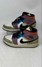 Load image into Gallery viewer, Nike Womens Air Jordan 1 Mid SE CW1140-100 Multicolor Basketball Shoes Size 7