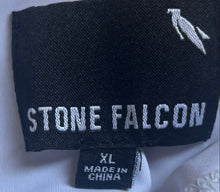 Load image into Gallery viewer, Stone Falcon Mens Light Gray Short Sleeve Stretch Golf Polo Shirt Size XL