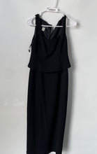 Load image into Gallery viewer, Jones New York Womens Black Layered Overlay Sleeveless Evening Maxi Dress Sz 8P