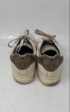 Load image into Gallery viewer, Coach Womens Clip G4966 Ivory Brown Low Top Lace-Up Sneakers Shoes Size 8B