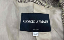 Load image into Gallery viewer, Authentic Giorgio Armani Womens Brown Green Printed 2-Button Blazer Size EUR 40