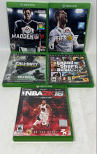 Load image into Gallery viewer, Lot Of 5 Pcs Microsoft Xbox One Sports & Adventure Video Game Variety