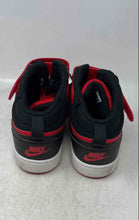 Load image into Gallery viewer, Nike Boys Court Borough Mid 2 CD7782-602 Black Red Lace-Up Sneakers Shoes Sz 7Y