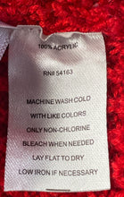 Load image into Gallery viewer, Calvin Klein Womens Red Long Sleeve Cowl Neck Pullover Tunic Sweater Size Small