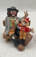 Load image into Gallery viewer, Lot Of 3 Pcs Flambro #9769 Multicolor Mixed Variety Clown Figurines With Box