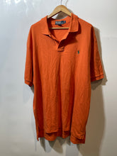 Load image into Gallery viewer, Authentic Polo By Ralph Lauren Mens Orange Short Sleeve Polo Shirt Size XL