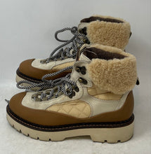 Load image into Gallery viewer, Scotch & Soda Womens Olivine Beige Brown Suede Wool Hiking Boots Size EU 37 US 7