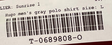 Load image into Gallery viewer, Hugo Boss Mens Gray Heather Slim-Fit Short Sleeve Button-Up Shirt Size L