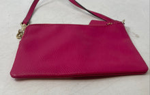 Load image into Gallery viewer, Coach Womens Pink Charm Inner Pockets Detachable Strap Wristlet Wallet