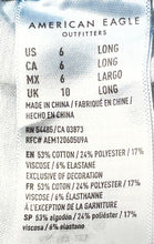 Load image into Gallery viewer, American Eagle Outfitters Womens Blue Distressed Denim Skinny Leg Jeans Size 6