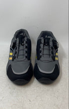 Load image into Gallery viewer, Knar Mens Gray Black Round Toe Low Top Boa Sneaker Shoes Size EUR 46