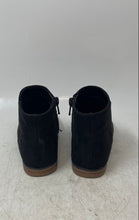 Load image into Gallery viewer, Cat & Jack Girls Black Suede Side Zip Round Toe Ankle Boots Size 10
