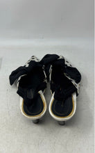 Load image into Gallery viewer, Zara Trafaluc Womens White Black Polka Dot Pointed Toe Slingback Heels Size 40