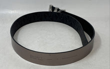 Load image into Gallery viewer, Michael Kors Womens 553376 Black Signature Print Adjustable Reversible Belt Sz M