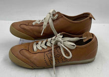 Load image into Gallery viewer, Authentic Tory Burch Womens Murphey Brown Leather Sneaker Shoes Size 7 M Damaged