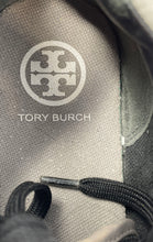 Load image into Gallery viewer, Authentic Tory Burch Womens Black Lace-Up Sneaker Shoes Size 6.5M Damaged