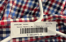 Load image into Gallery viewer, Banana Republic Mens Multicolor Plaid Cotton Long Sleeve Button-Up Shirt Size L