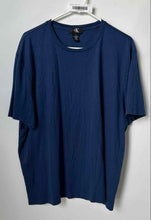 Load image into Gallery viewer, Calvin Klein Mens Blue Cotton Short Sleeve Crew Neck Pullover T-Shirt Size XL