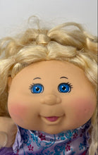 Load image into Gallery viewer, Cabbage Patch Kids Celebration Edition Blonde Hair Blue Eyes Purple Dress Doll