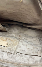 Load image into Gallery viewer, Michael Kors Womens Beige Charm Inner Pockets Shoulder Handbag