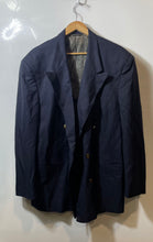 Load image into Gallery viewer, Authentic Christian Dior Mens Blue Peak Lapel Double-Breasted Blazer Size EU 46L