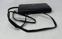 Load image into Gallery viewer, Buxton Womens Black Mirror Slot ID Card Holder Detachable Strap Crossbody Bag