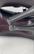 Load image into Gallery viewer, Authentic Salvatore Ferragamo Womens Black Stiletto Ankle Booties Size 6 Damaged