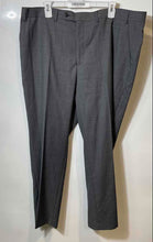 Load image into Gallery viewer, Michael Kors Mens Dark Gray Flat Front Straight Leg Dress Pants Size 42W X 30L