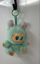 Load image into Gallery viewer, Pop Mart The Monsters Labubu Have A Seat Green Vinyl Plush Figure Keychain