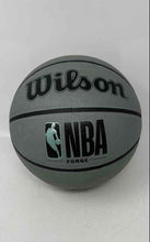 Load image into Gallery viewer, Wilson NBA Forge Gray & Black Indoor Outdoor Basketball Ball Size 7