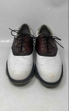 Load image into Gallery viewer, FootJoy Mens DryJoys Tour 53612 White Brown Leather Lace-Up Golf Shoes Size 9 M