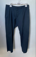 Load image into Gallery viewer, Perry Ellis Mens Blue Flat Front Slash Pockets Very Slim Dress Pants Size 30x30
