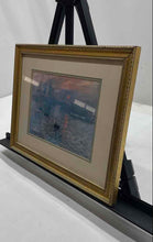 Load image into Gallery viewer, Framed Impression Sunrise By Claude Monet's Masterpiece Wall Decor Art Print