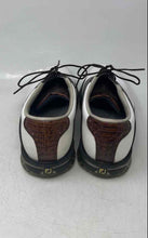 Load image into Gallery viewer, FootJoy Mens DryJoys Tour 53612 White Brown Leather Lace-Up Golf Shoes Size 9 M