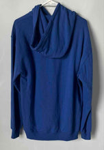 Load image into Gallery viewer, Forever 21 Unisex Blue Long Sleeve Kangaroo Pocket Pullover Hoodie Size S