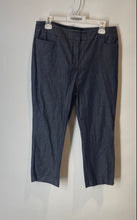 Load image into Gallery viewer, Ann Taylor Womens Blue Flat Front Pockets Straight Leg Dress Pants Size 8