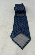 Load image into Gallery viewer, Tino Cosma Mens Blue Geometric Adjustable Formal Pointed Tie One Size
