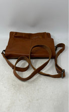 Load image into Gallery viewer, Spikes & Sparrow Womens Brown Leather Adjustable Strap Flap Messenger Handbag