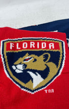 Load image into Gallery viewer, Unisex Multicolor NHL Florida Panthers Hockey Woven Knit Fringe Rectangle Scarf