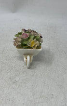 Load image into Gallery viewer, Royal Adderley Multicolor Bone China Wheelbarrow With Flowers Figurine