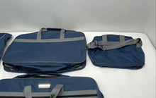 Load image into Gallery viewer, Set Of 4 Pcs Oscar De La Renta Unisex Blue Gray Inner Pocket Luggage Suitcase