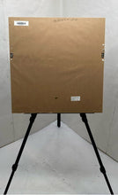 Load image into Gallery viewer, Ahoy Nautical Framed Wall Art Print Blue Beige Coastal Beach Decor