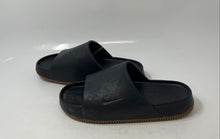 Load image into Gallery viewer, Nike Unisex Calm Black Open Toe Slip-On Slide Sandals Size M 8 W 9